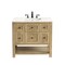 James Martin Vanities Breckenridge 36in Single Vanity, Light Natural Oak w/ 3 CM White Zeus Top 330-V36-LNO-3WZ - alternate 1